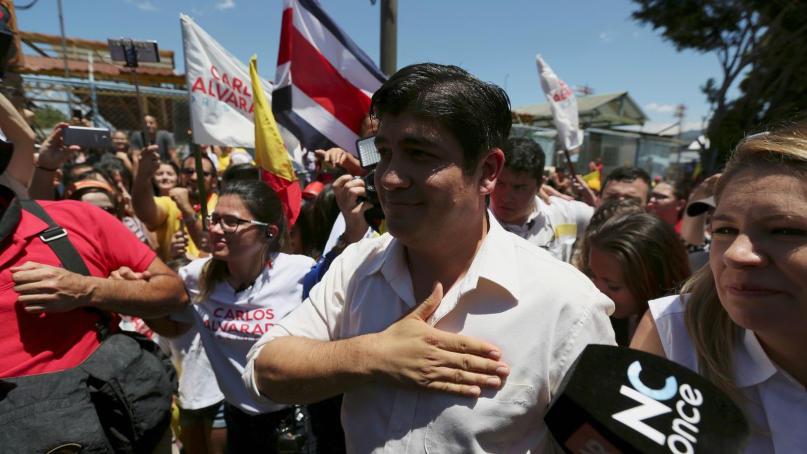 Carlos Alvarado. nou president de Costa Rica