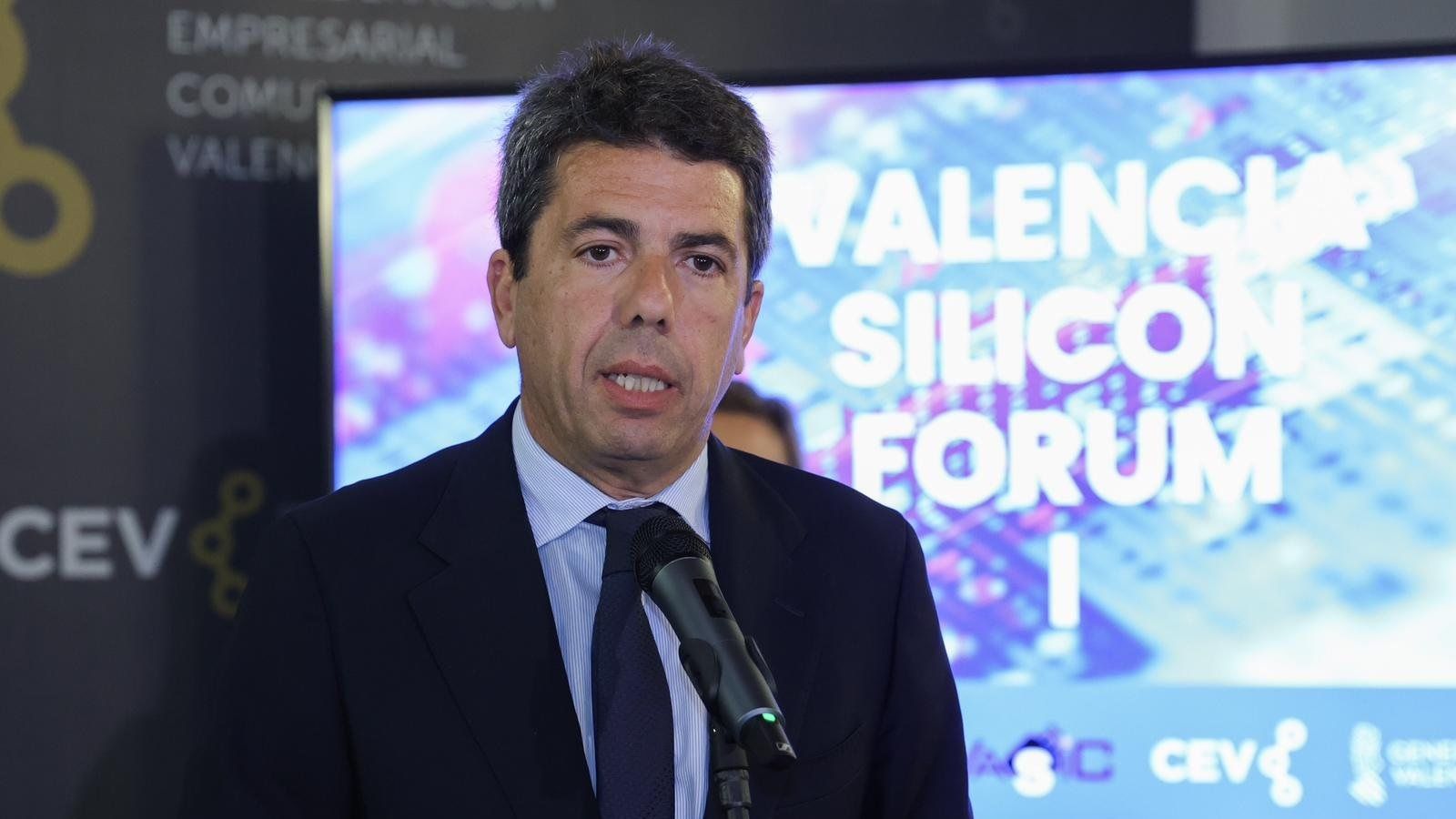 Mazón, aquest divendres en el I Valencia Silicon Forum