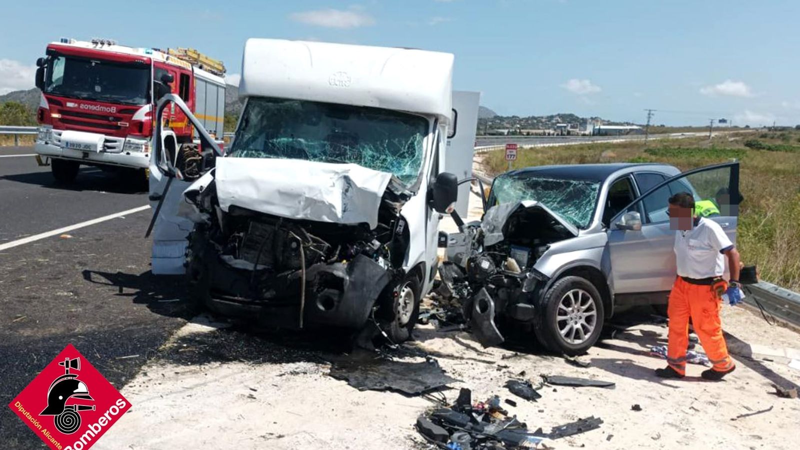 Els vehicles implicats en l'accident