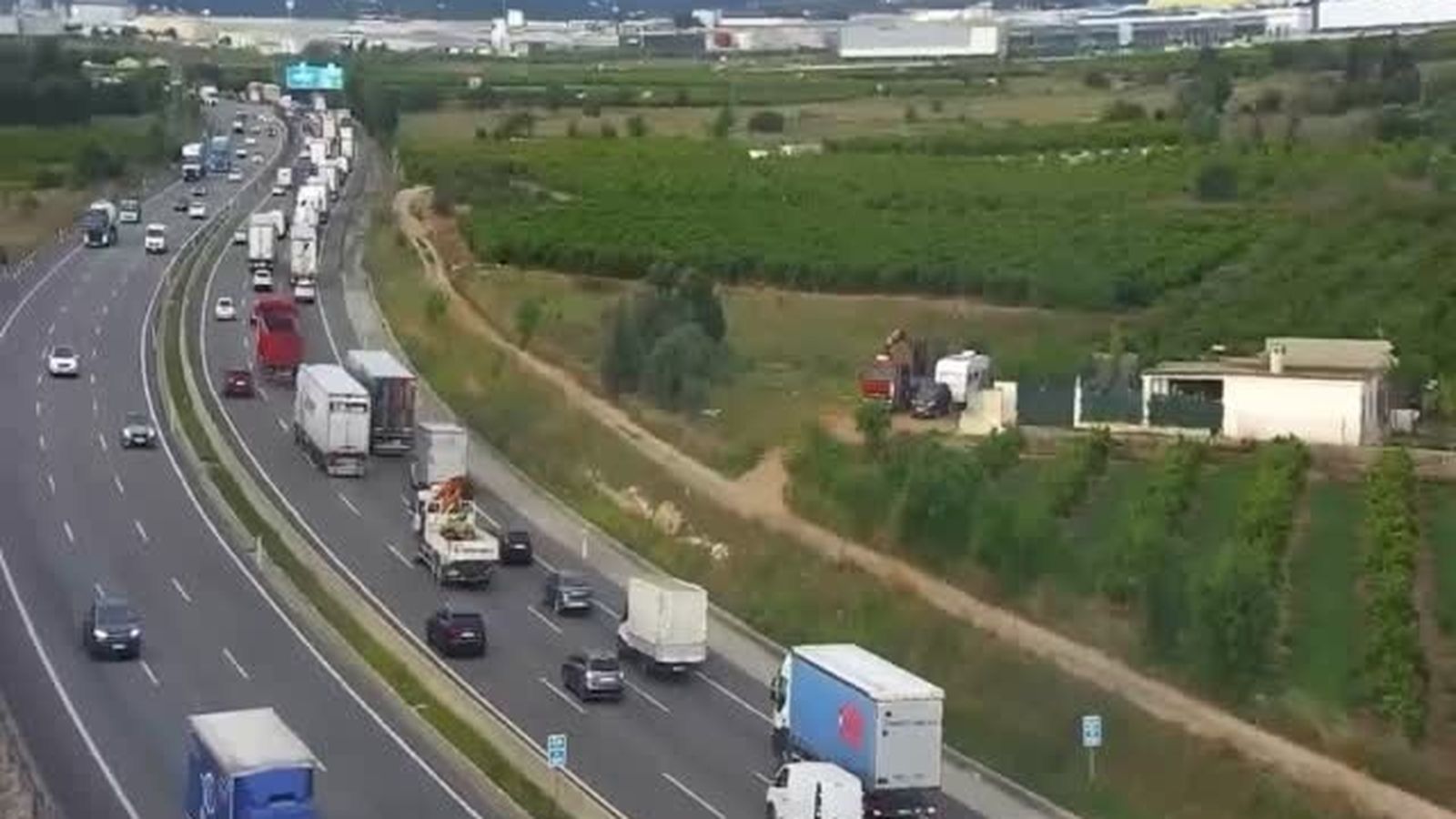 Trànsit, este dijous,  a l'A-7