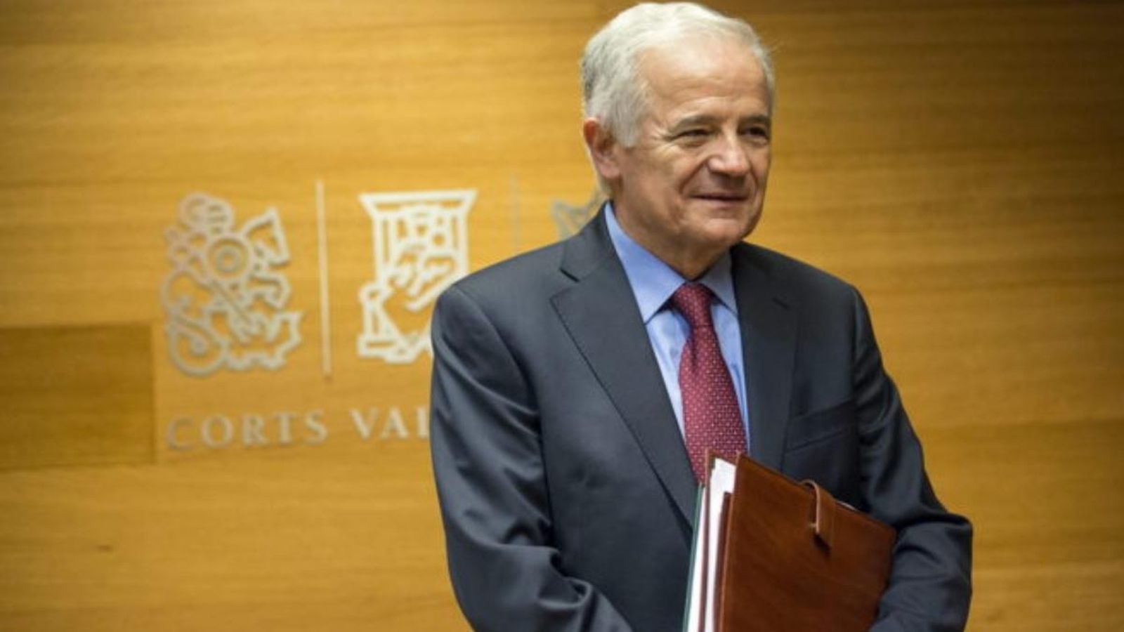 El fiscal superior de la Comunitat Valenciana, Antonio Montabes, a les Corts