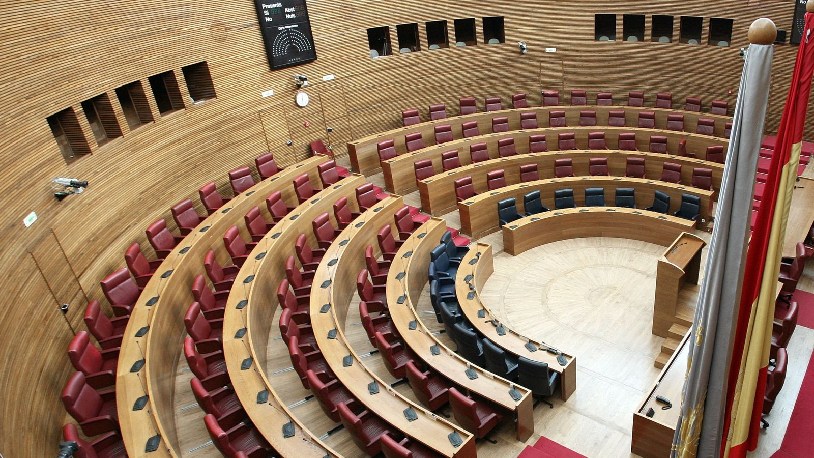 Imatge d'arxiu de l'hemicicle de les Corts