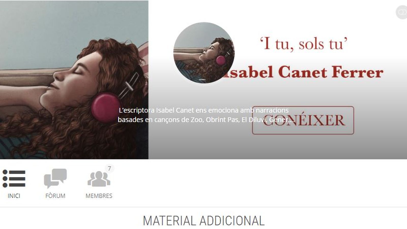 Club virtual al web de la fundació Full.