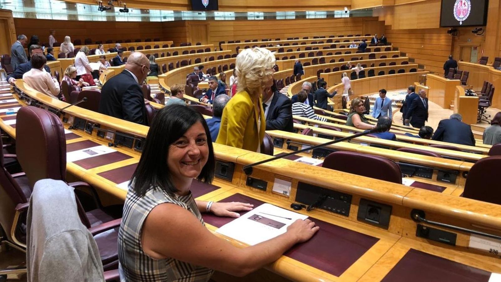 Ana Edo, en el Senat