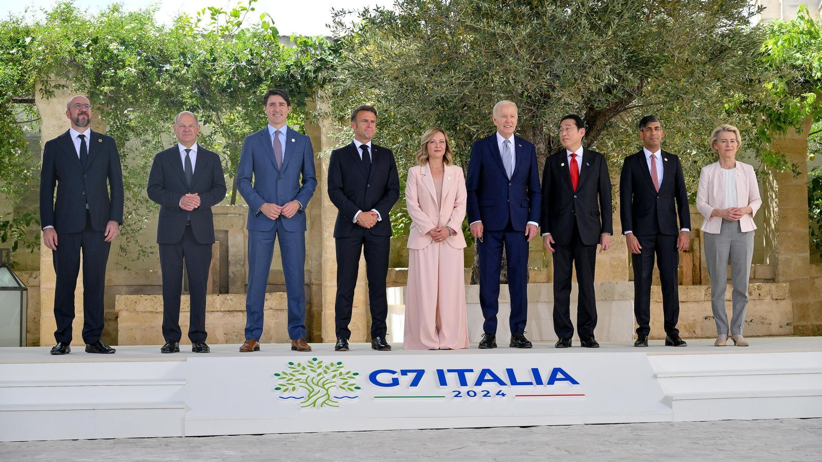 Els membres del G7 a Itàlia