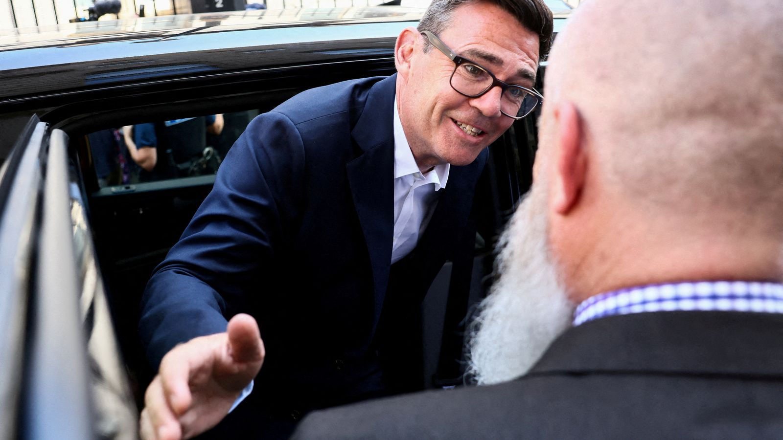 Andy Burnham, este divendre, a l'arrivada al Parlament britànic