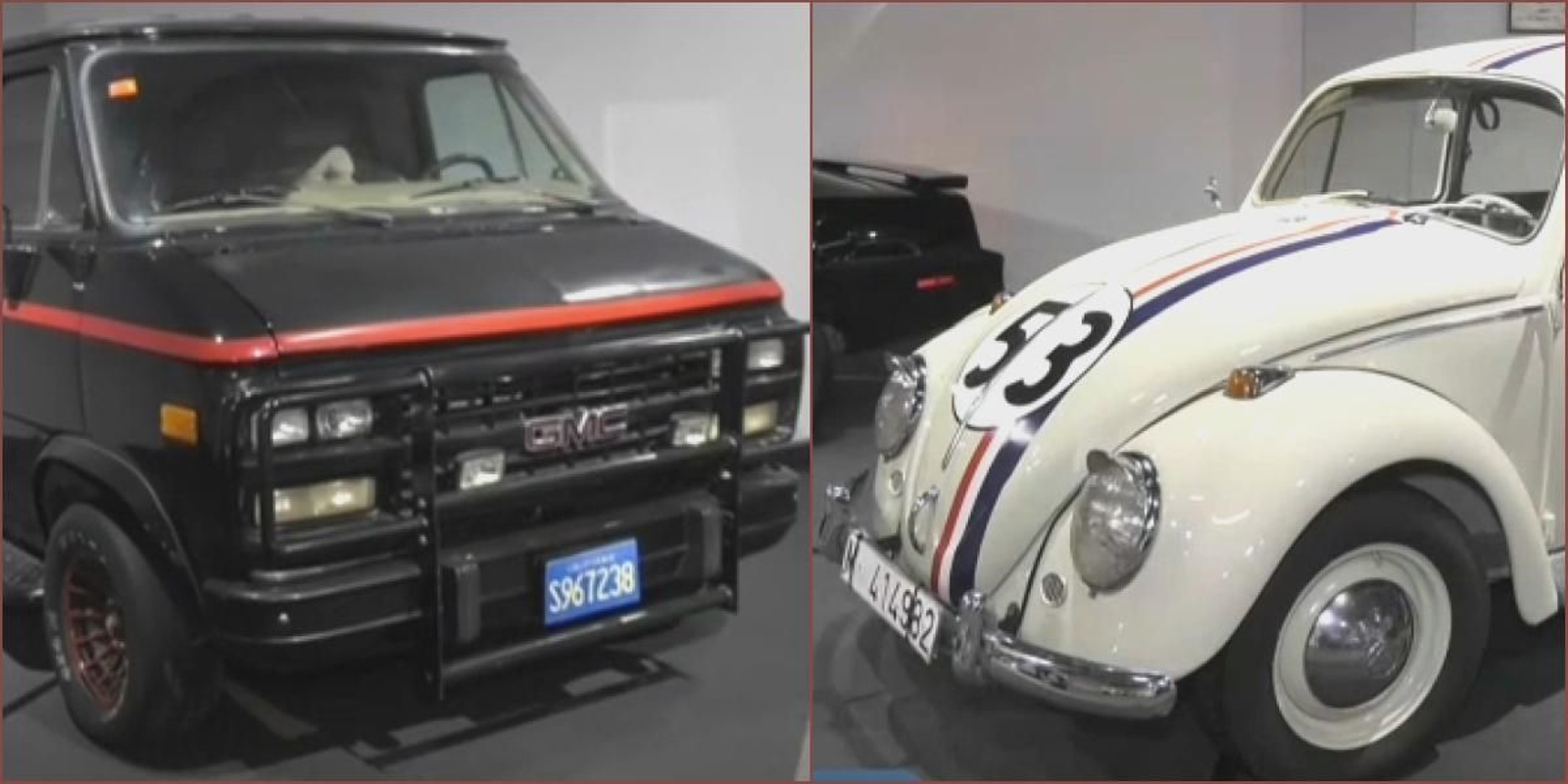 La furgoneta de l'Equip A i Herbie