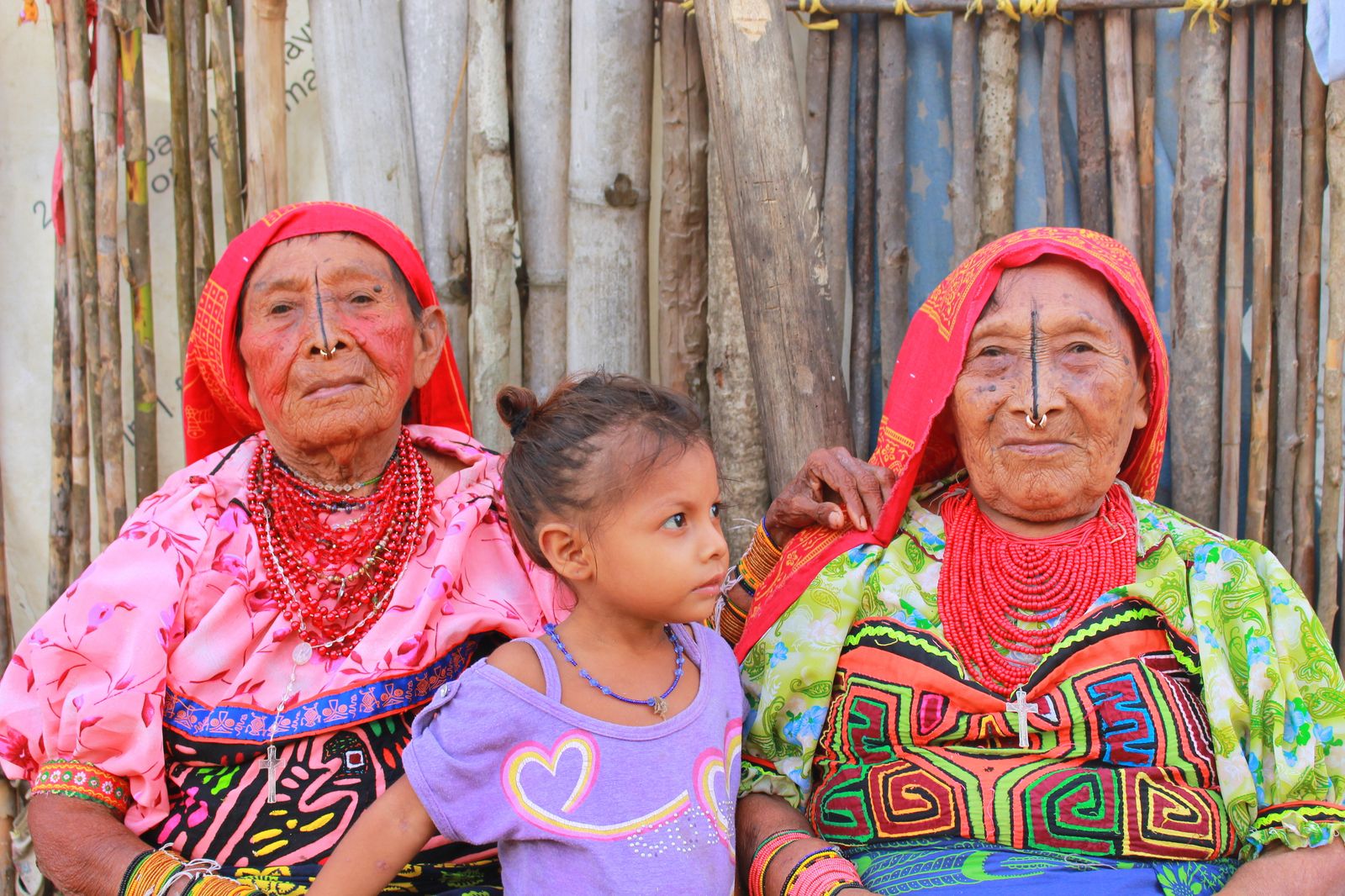 Família de la comunitat indígena dels Kuna