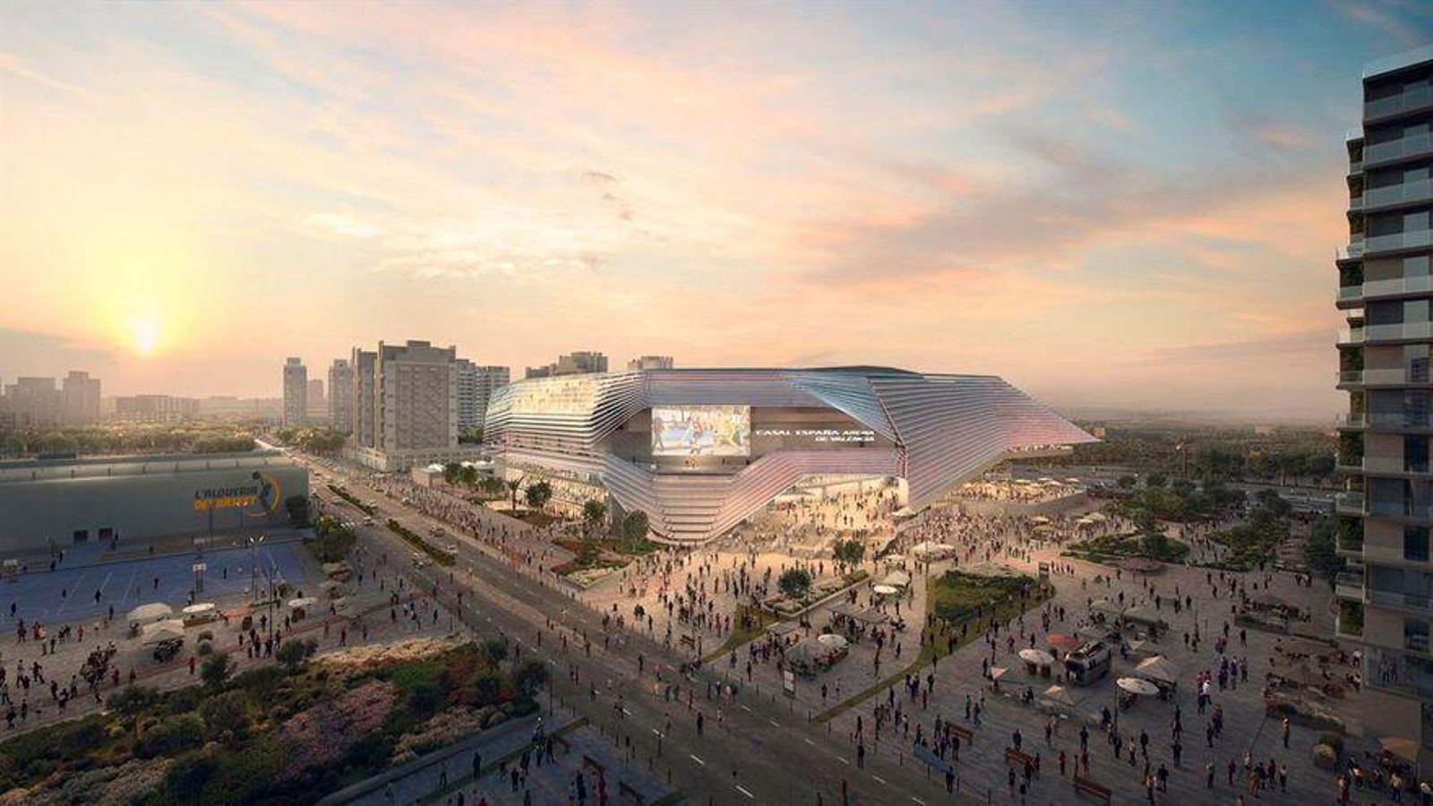 Recreació del Casal España Arena de València