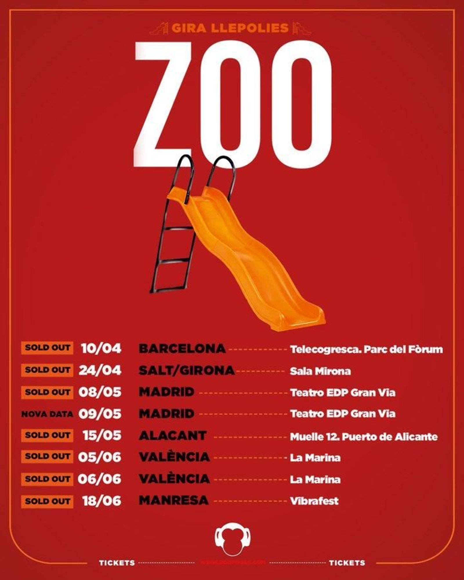 Gira Llepolies, de Zoo