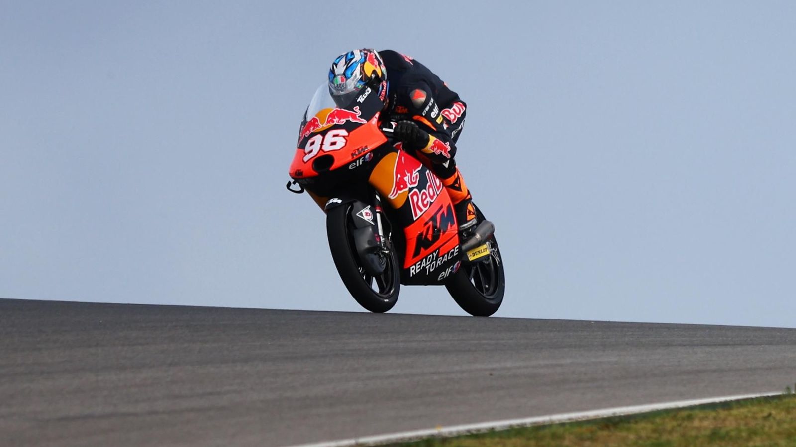 Dani Holgado, durant la carrera