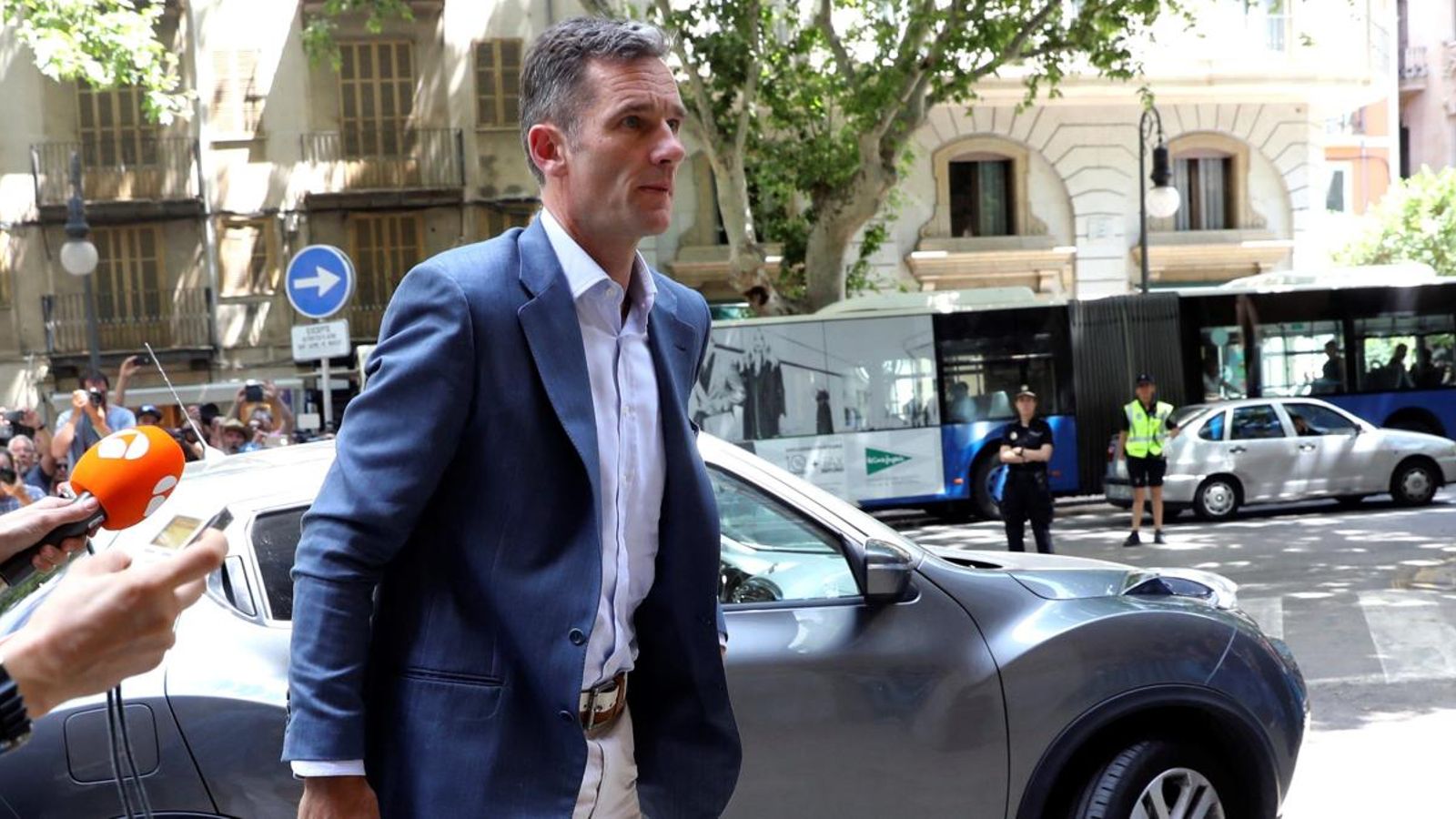 Urdangarin arriba a l'Audiència Provincial de Palma