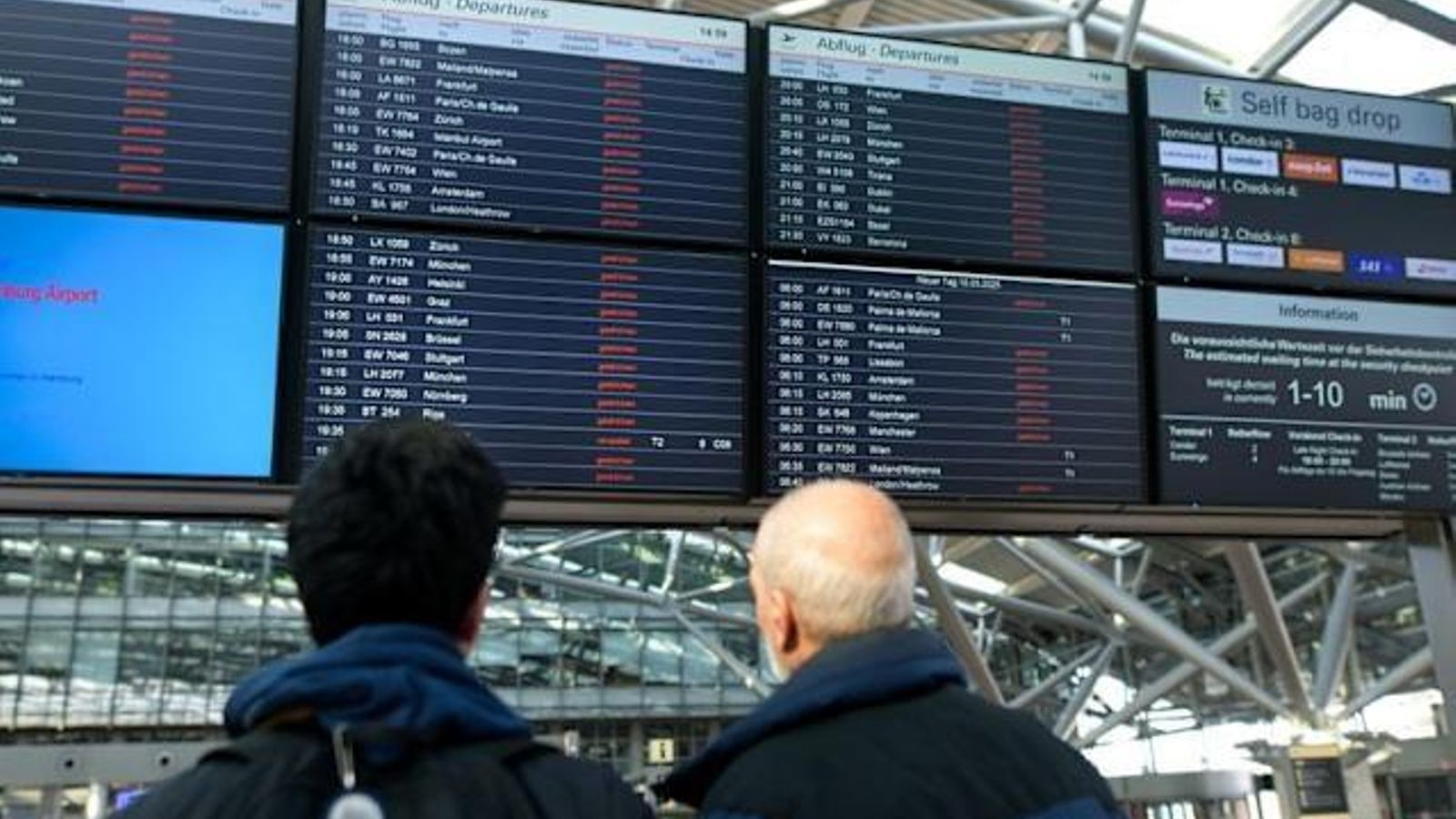 Vols cancelats a l'aeroport d'Hambyrg