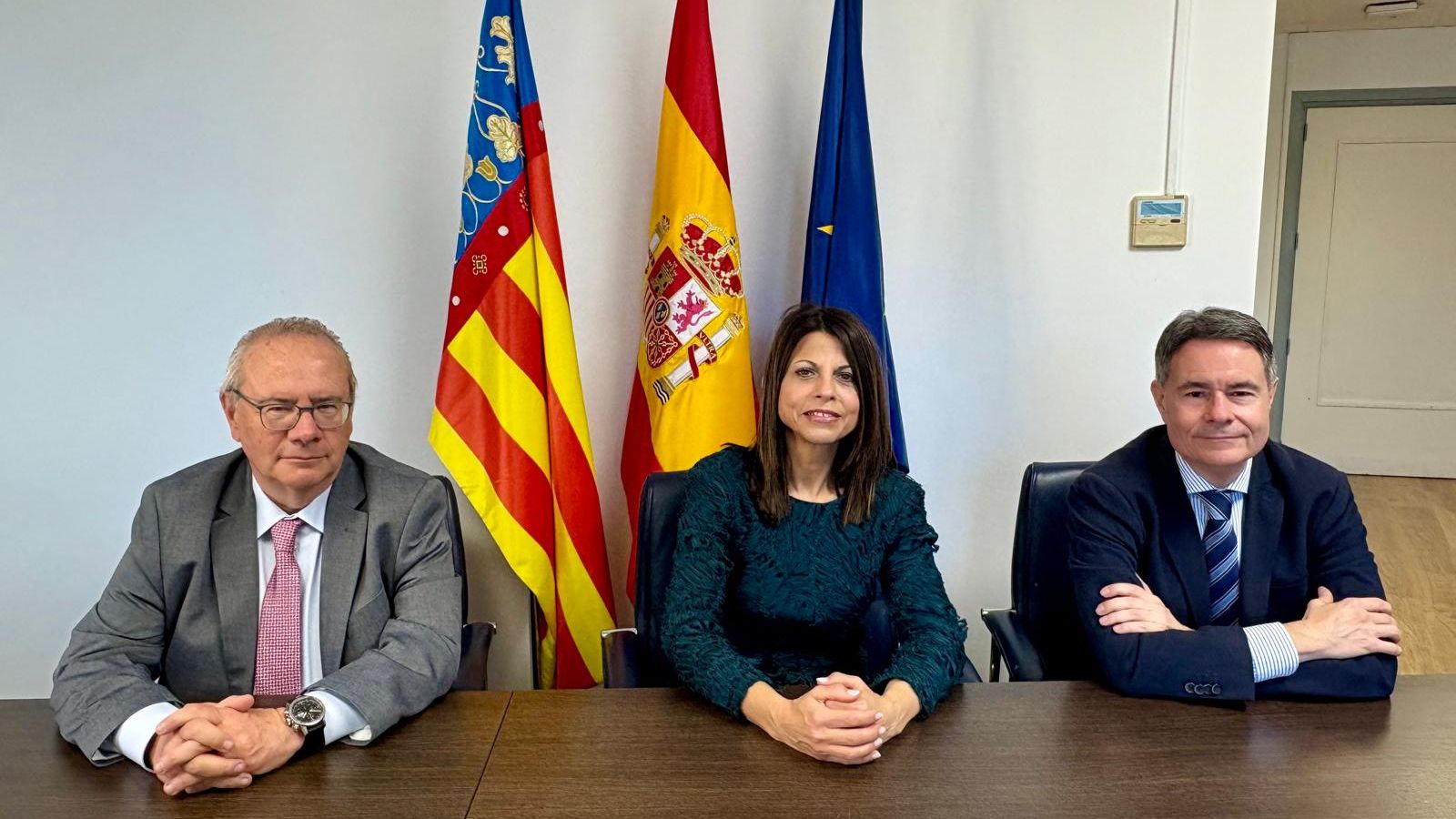 Vicente Fernández, Sonia Margarita Barriga i Eduardo Ruiz, vocals del Consell de Transparència de la Comunitat Valenciana
