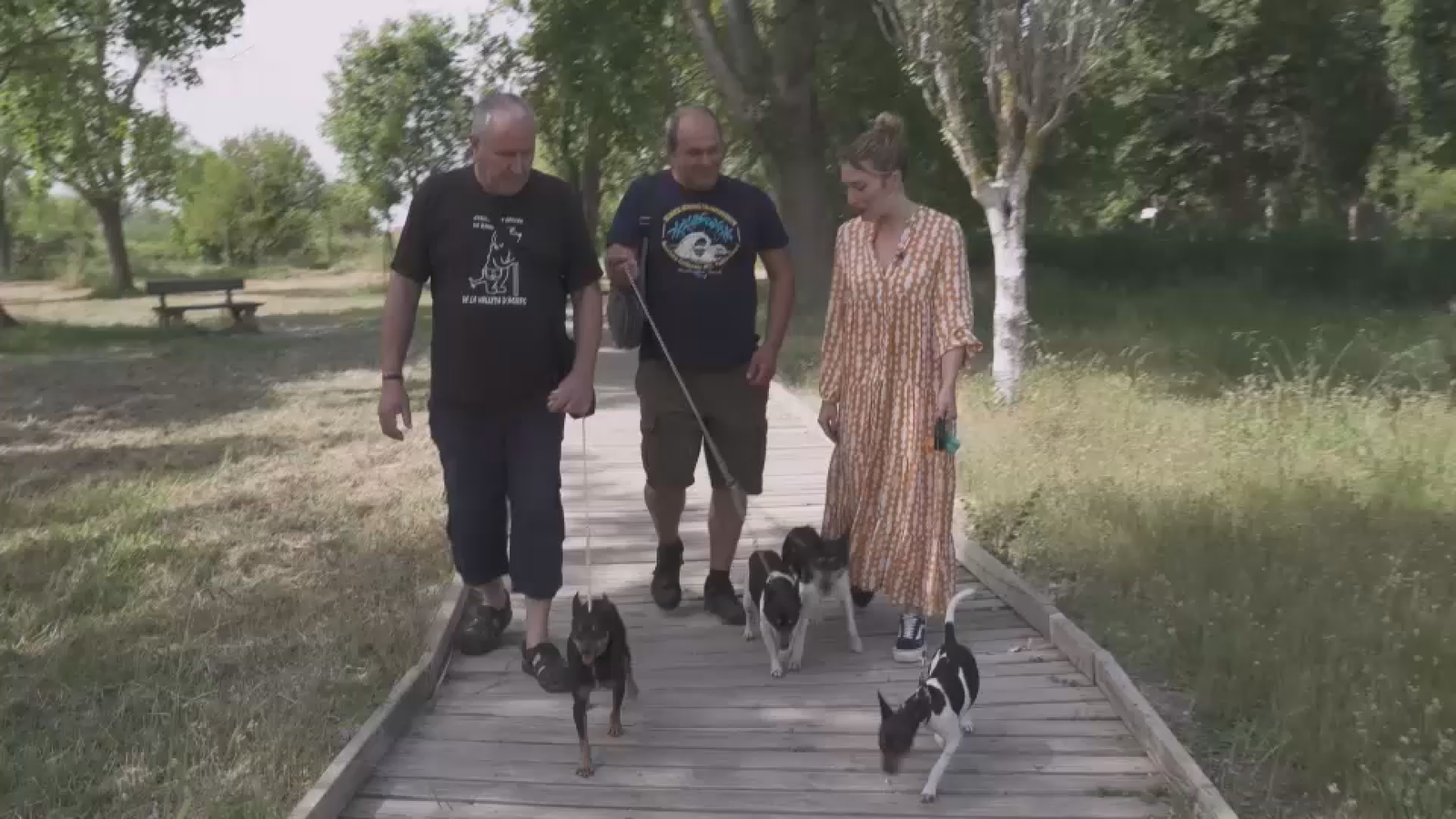 Voro Boix i Josep Bartomeu, fundadors de l'Associació Nacional del Gos Rater Valencià