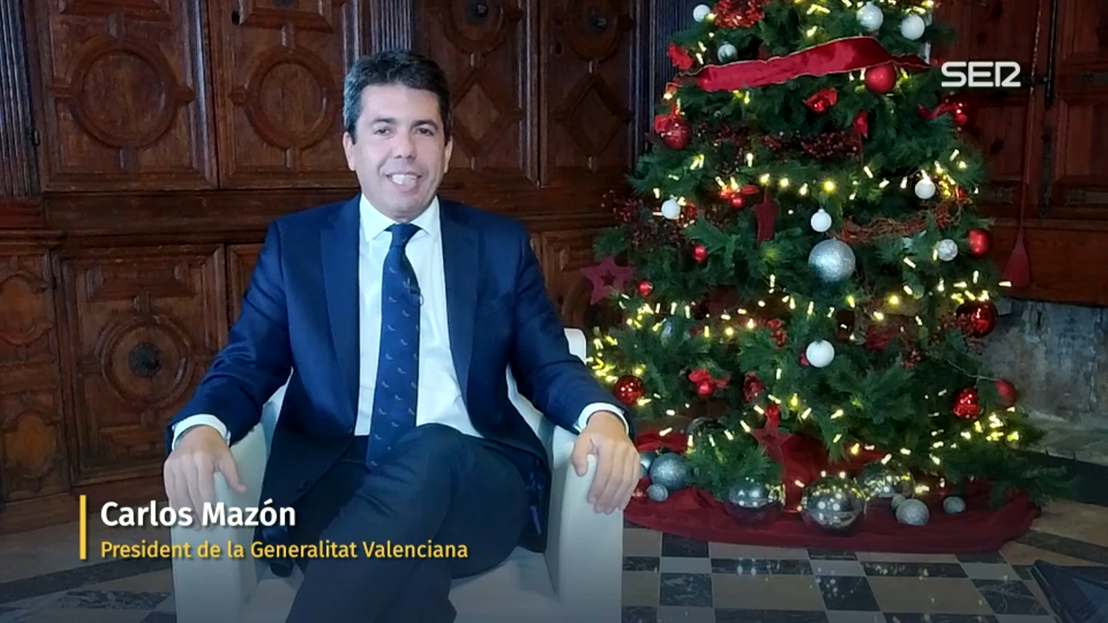 Carlos Mazón en l'especial 'Hora 14' de la Cadena Ser