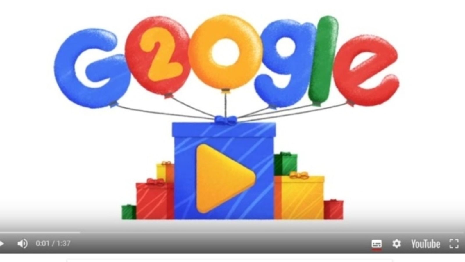 27.09.2018 | Xarxes | Google celebra el seu vinté aniversari