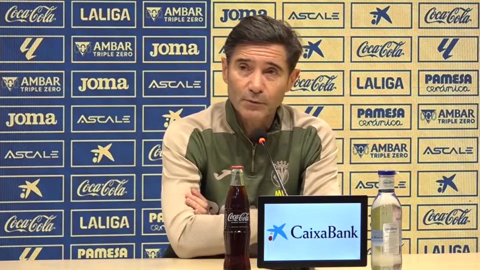 El tècnic del Villarreal, Marcelino García Toral