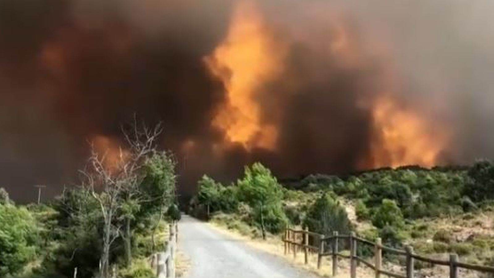 Una passatgera grava el moment en què eix del tren i corre per les vies
