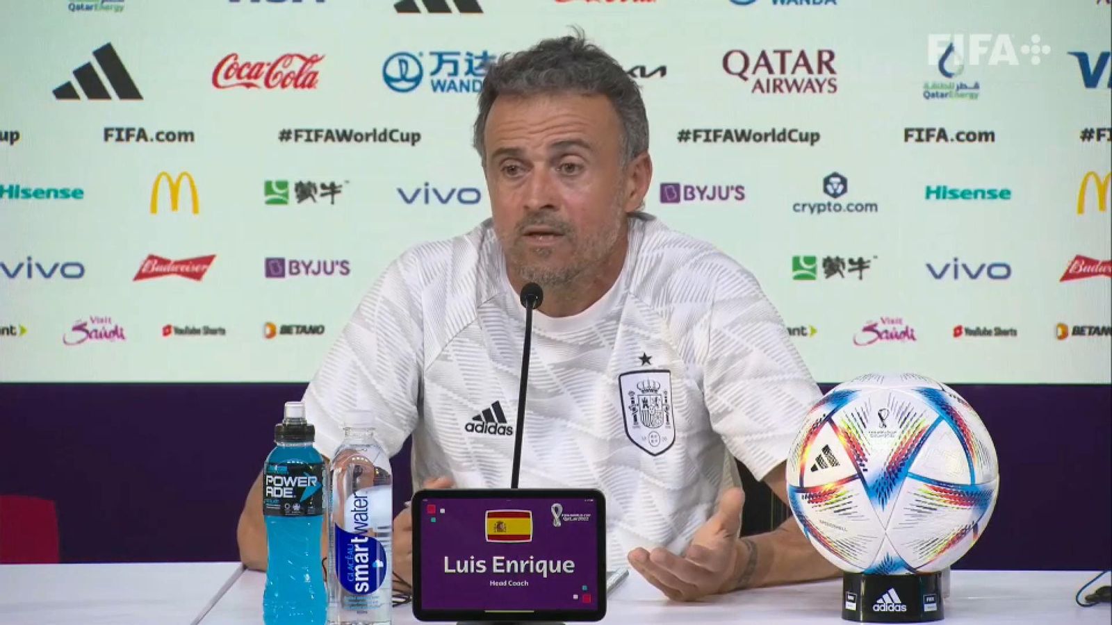 El seleccionador espanyol, Luis Enrique Martínez El seleccionador espanyol, Luis Enrique Martínez