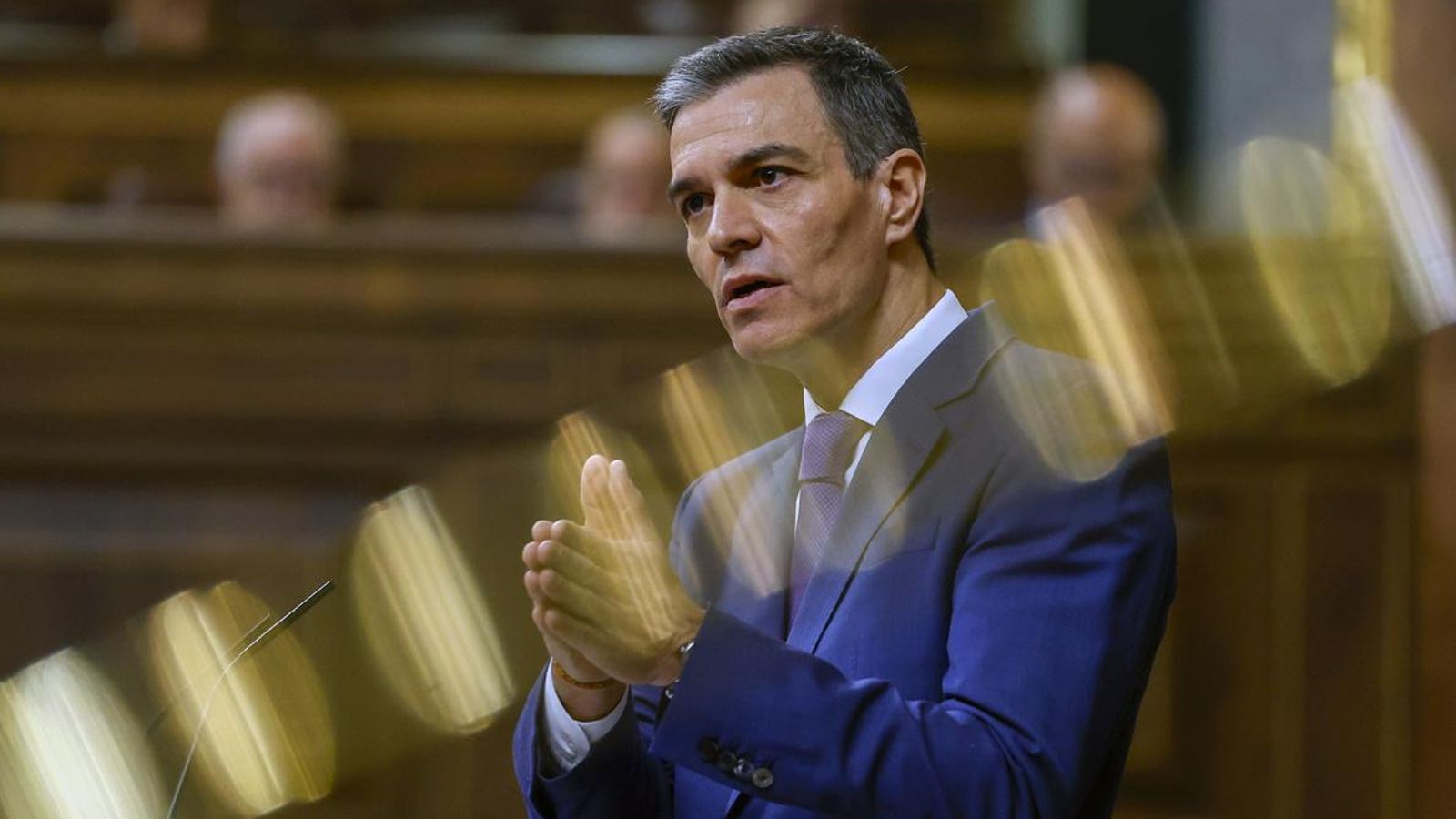 El president del Govern durant la compareixença