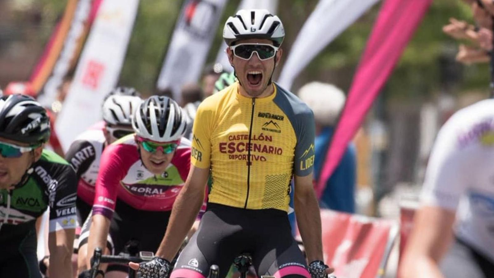 El ciclista de Calp Eugenio Sánchez.