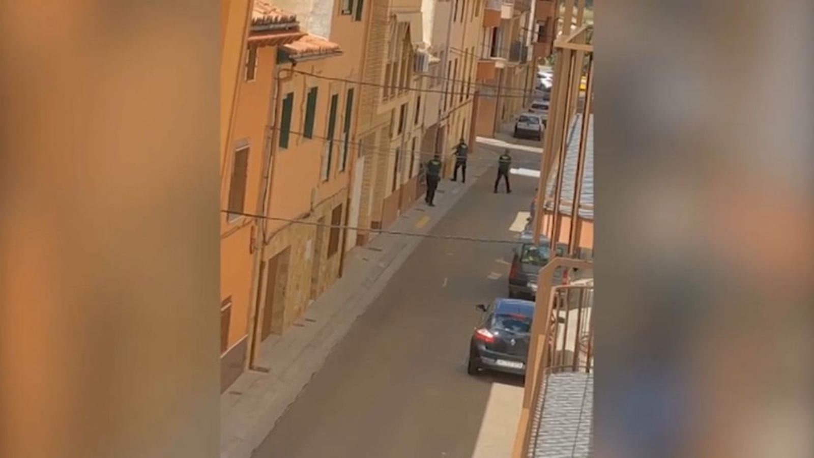 Dispositu de la Guàrdia Civil que va detindre el Rambo de Requena, el passat 8 de juny al municipi d'Andorra