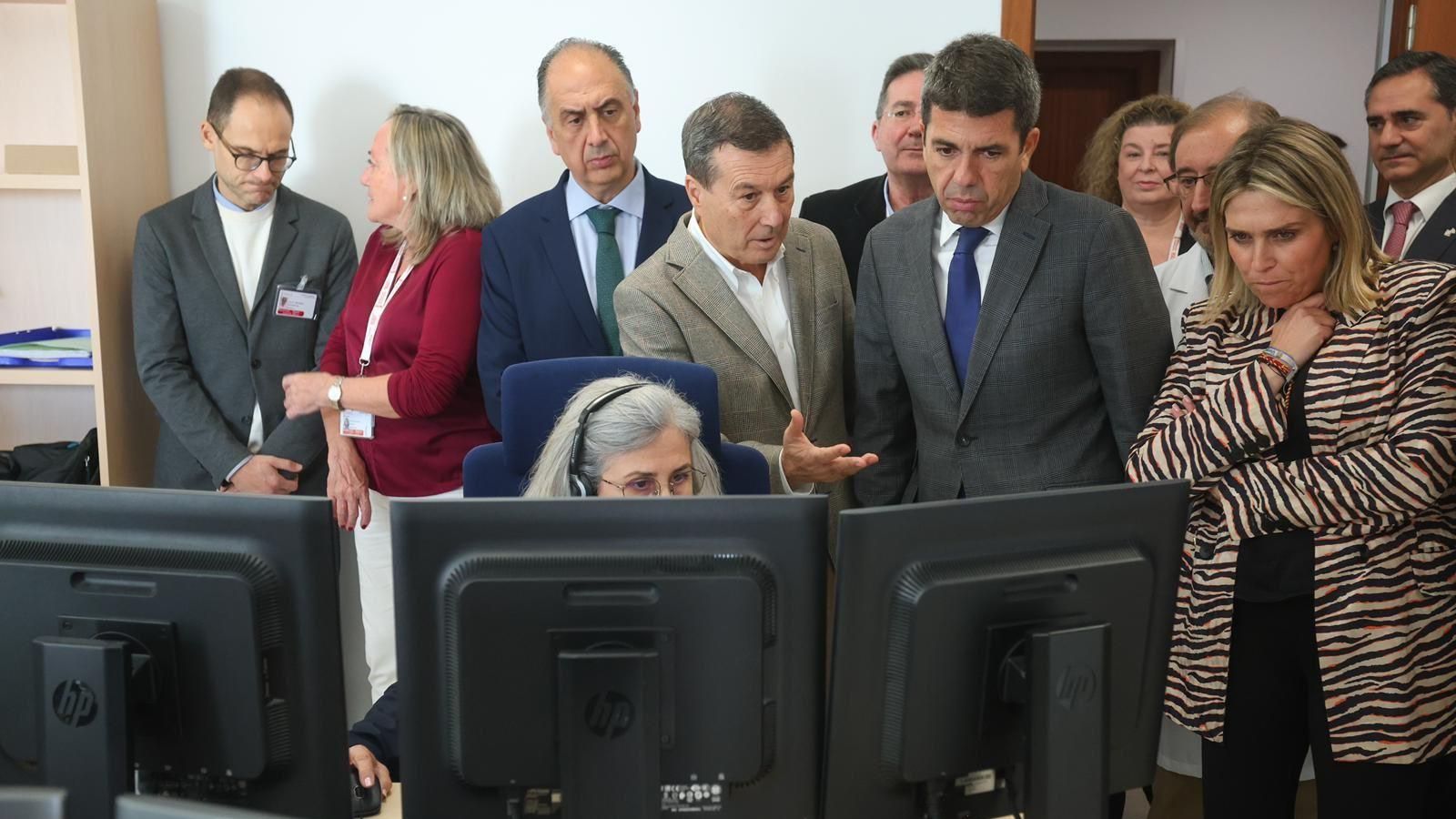 Mazón visita la seu del CICU de Castelló de la Plana, reoberta este dimecres