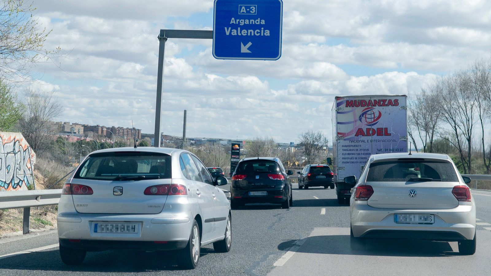 L'autovia A-3, que uneix Madrid amb la Comunitat Valenciana, serà una de les que més afluència de trànsit rebrà aquests dies