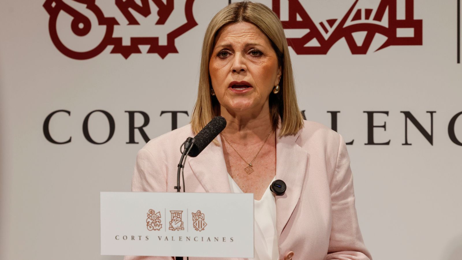 La consellera d'Educació Carmen Ortí este dijous a les Corts