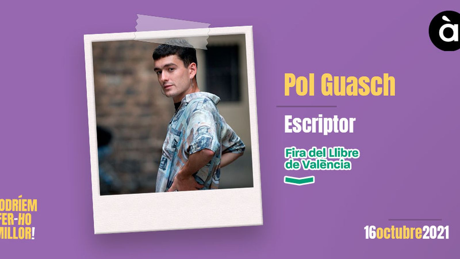 16.10.2021 | Podríem fer-ho millor | Entrevista | Pol Guasch