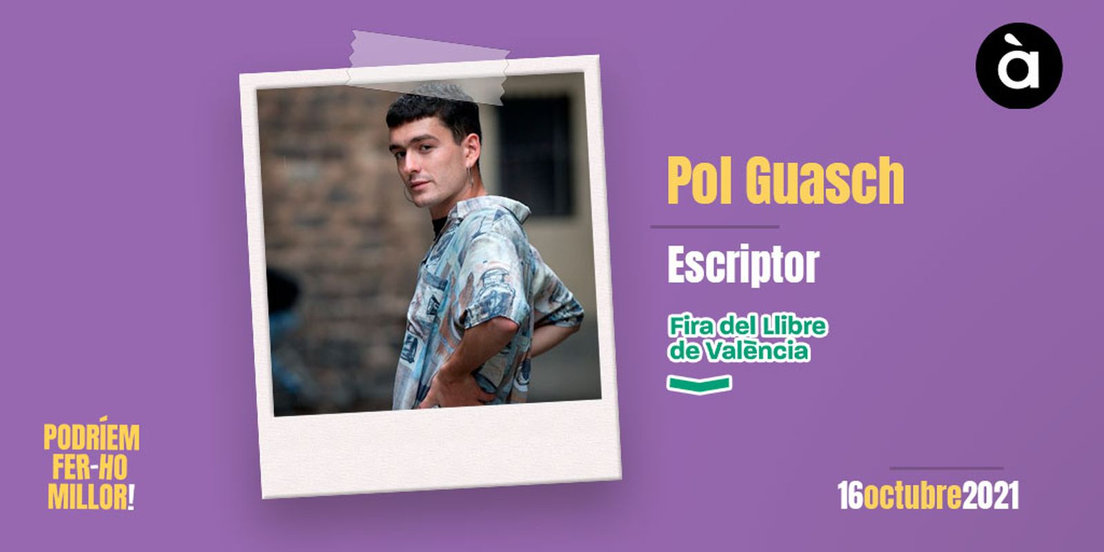 16.10.2021 | Podríem fer-ho millor | Entrevista | Pol Guasch
