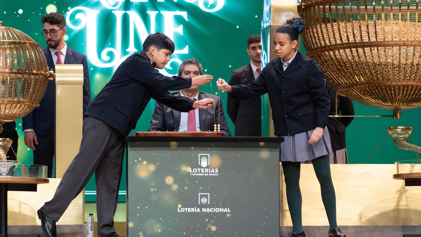 Sorteig Extraordinari de la Loteria de Nadal 2023 en el Teatre Real de Madrid