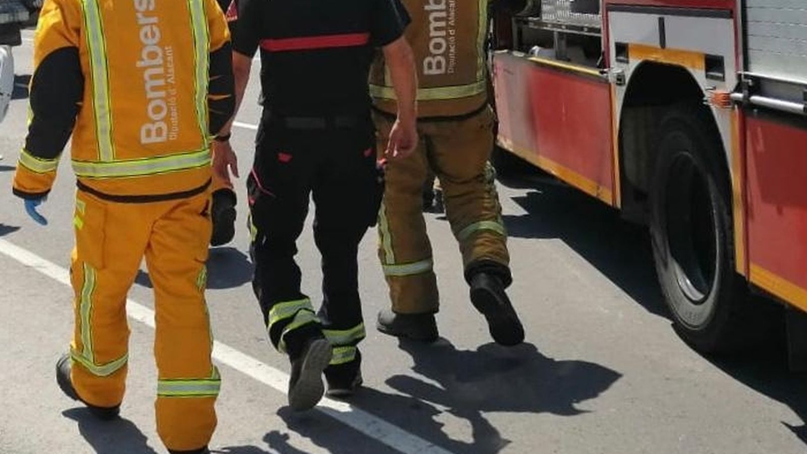 Imatge d'arxiu dels bomberrs de la Diputació d'Alacant