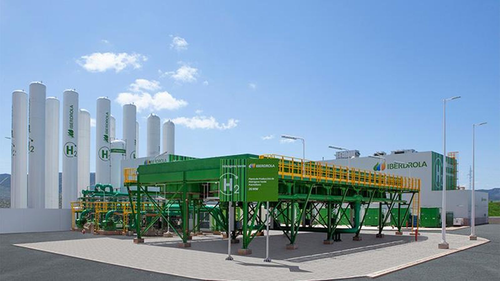 Iberdrola ha instal·lat a Puertollano la major planta d'hidrogen verd per a ús industrial a Europa
