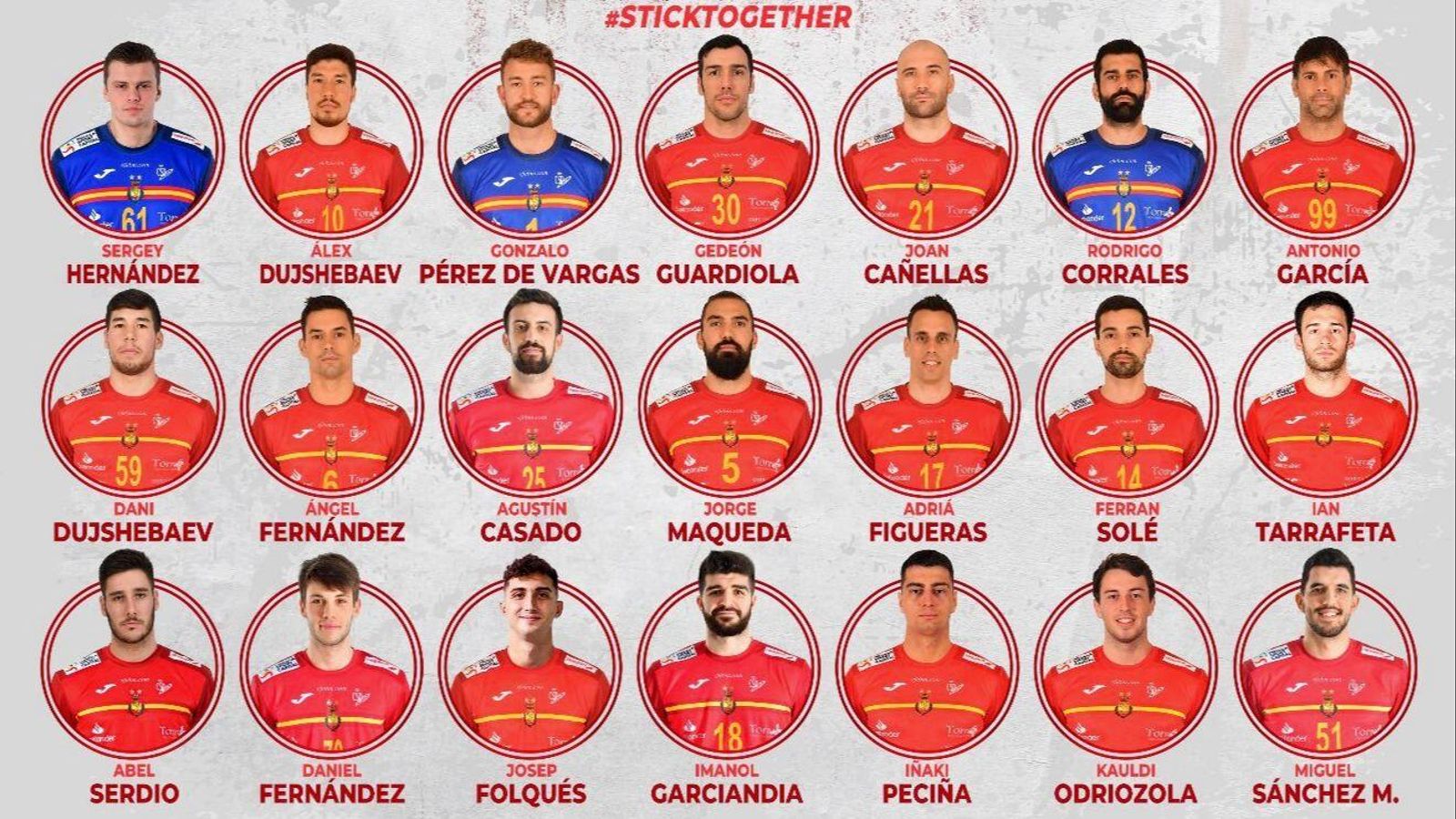 La llista de convocats per a la preparació del Mundial