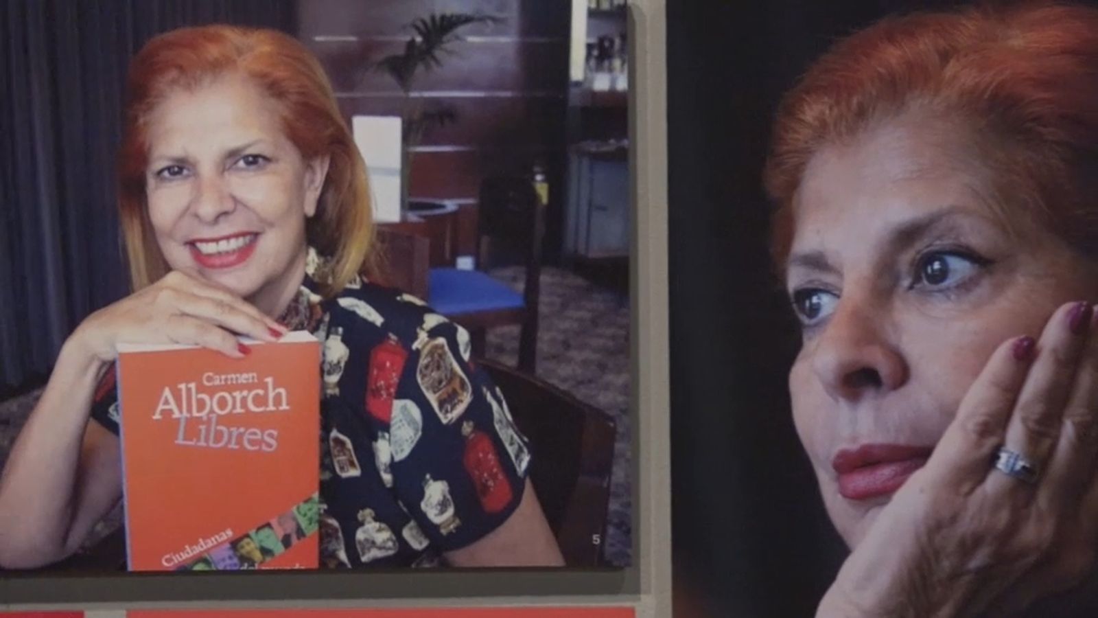 Imatges de l'exposició Carmen Alborch. L'Art i la Vida, en el CCCC