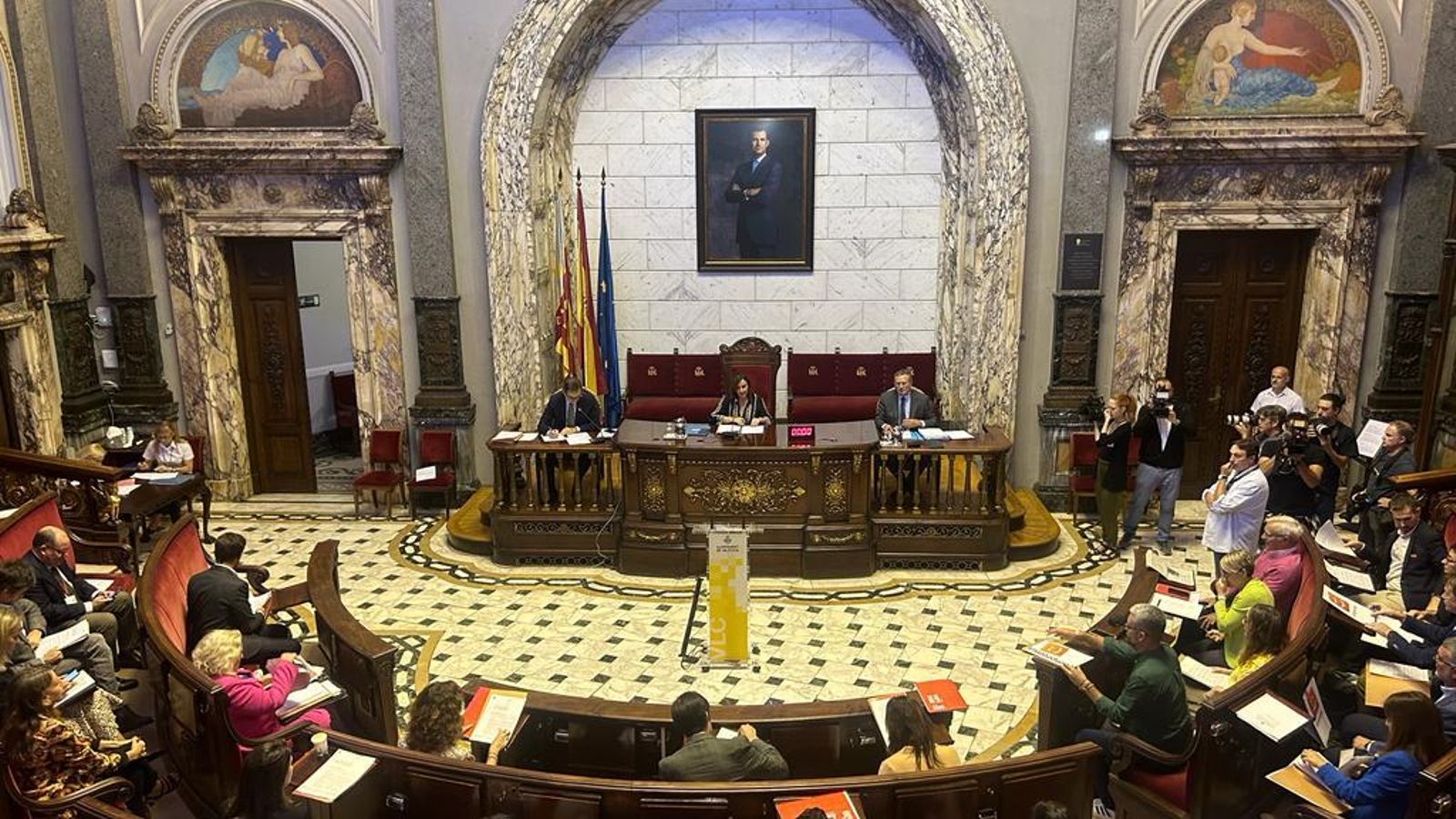 Imatge del Ple municipal d'aquest dimarts, 26 de setembre de 2023