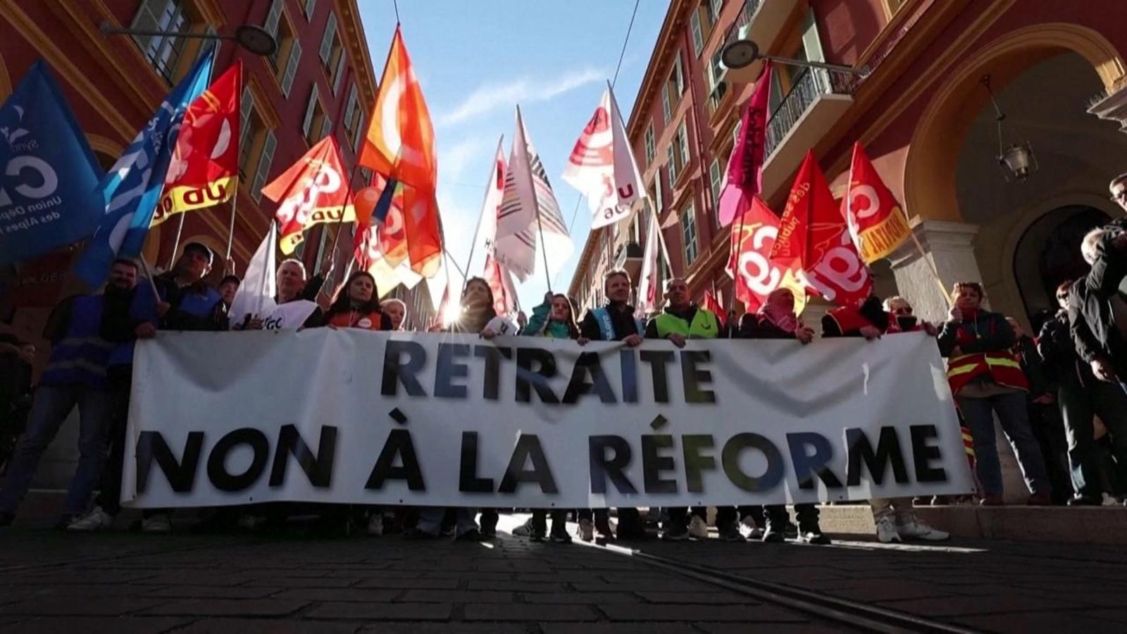 Les protestes a França per la reforma de les pensions
