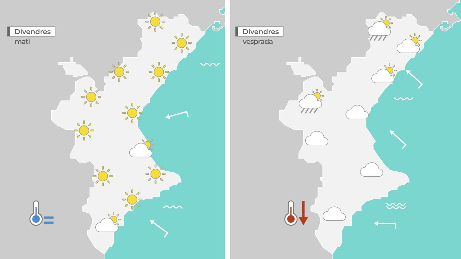 Previsió divendres 31 de maig