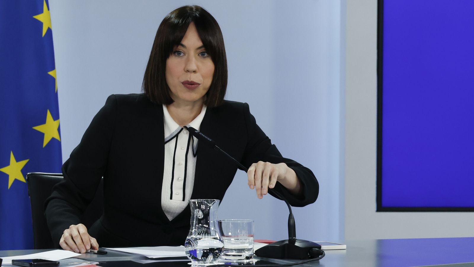 La ministra de Ciència, Innovació i Universitats, Diana Morant, este dimarts