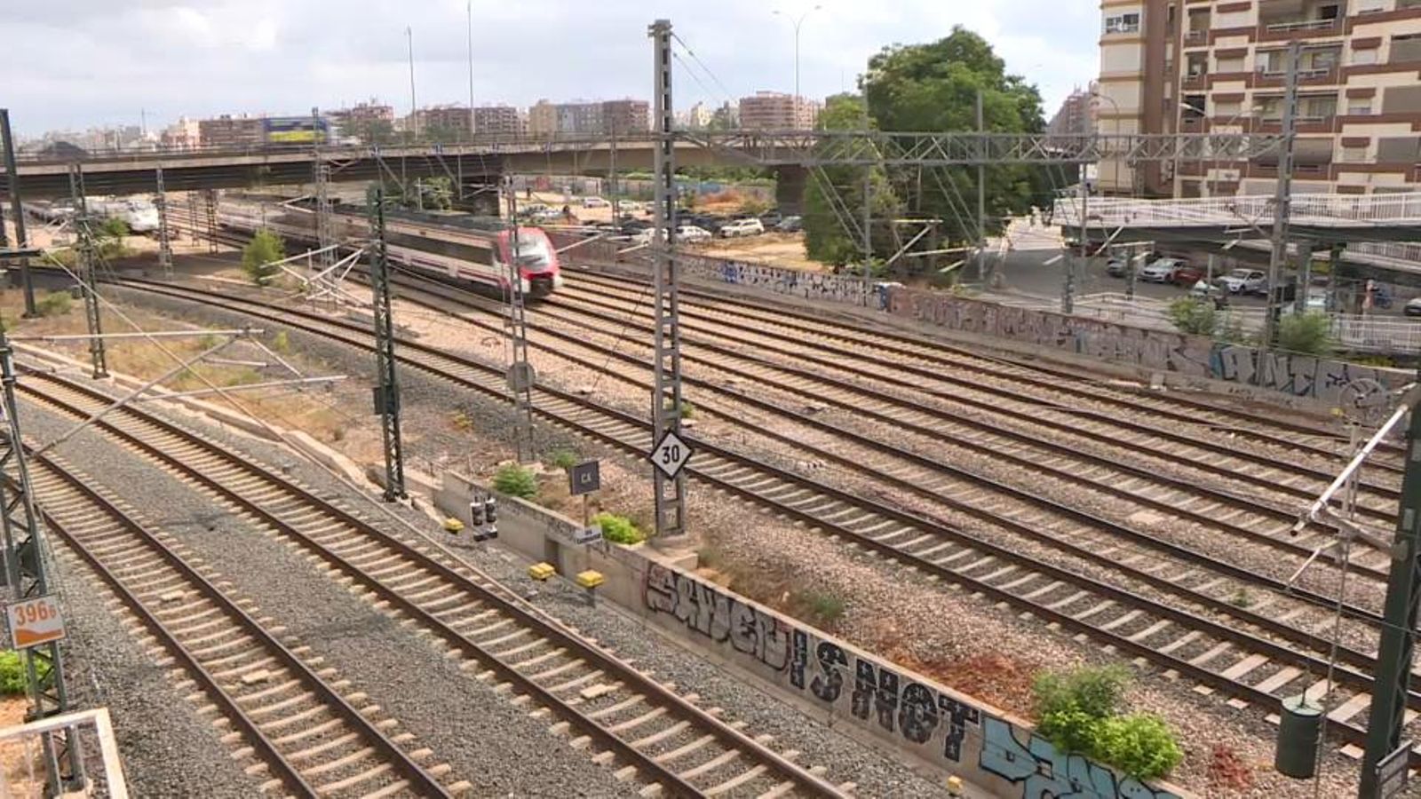 Platja de vies en el barri de Malilla