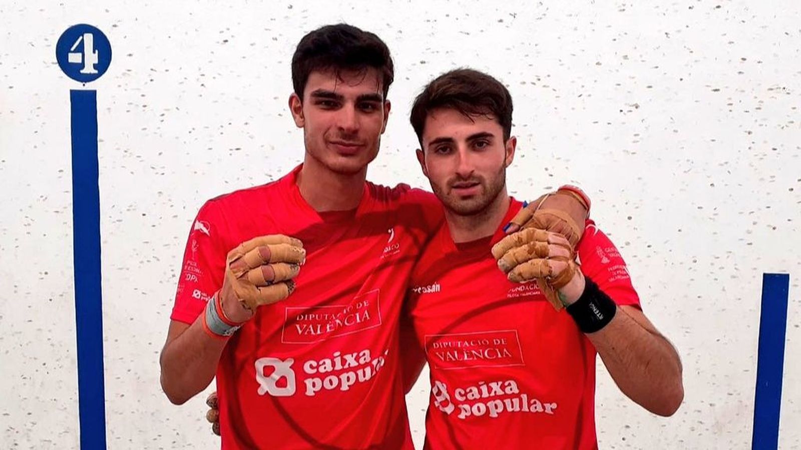 Vercher i Raúl, després de la partida