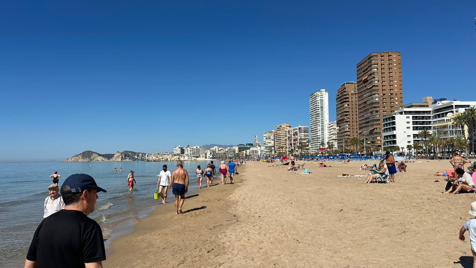 Platja de Llevant de Benidorm, este diumenge