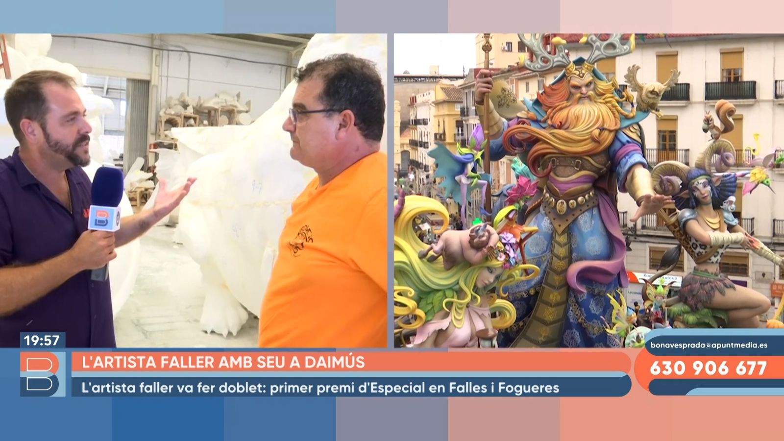 06.09.2022  | L’artista faller amb seu a Daimús