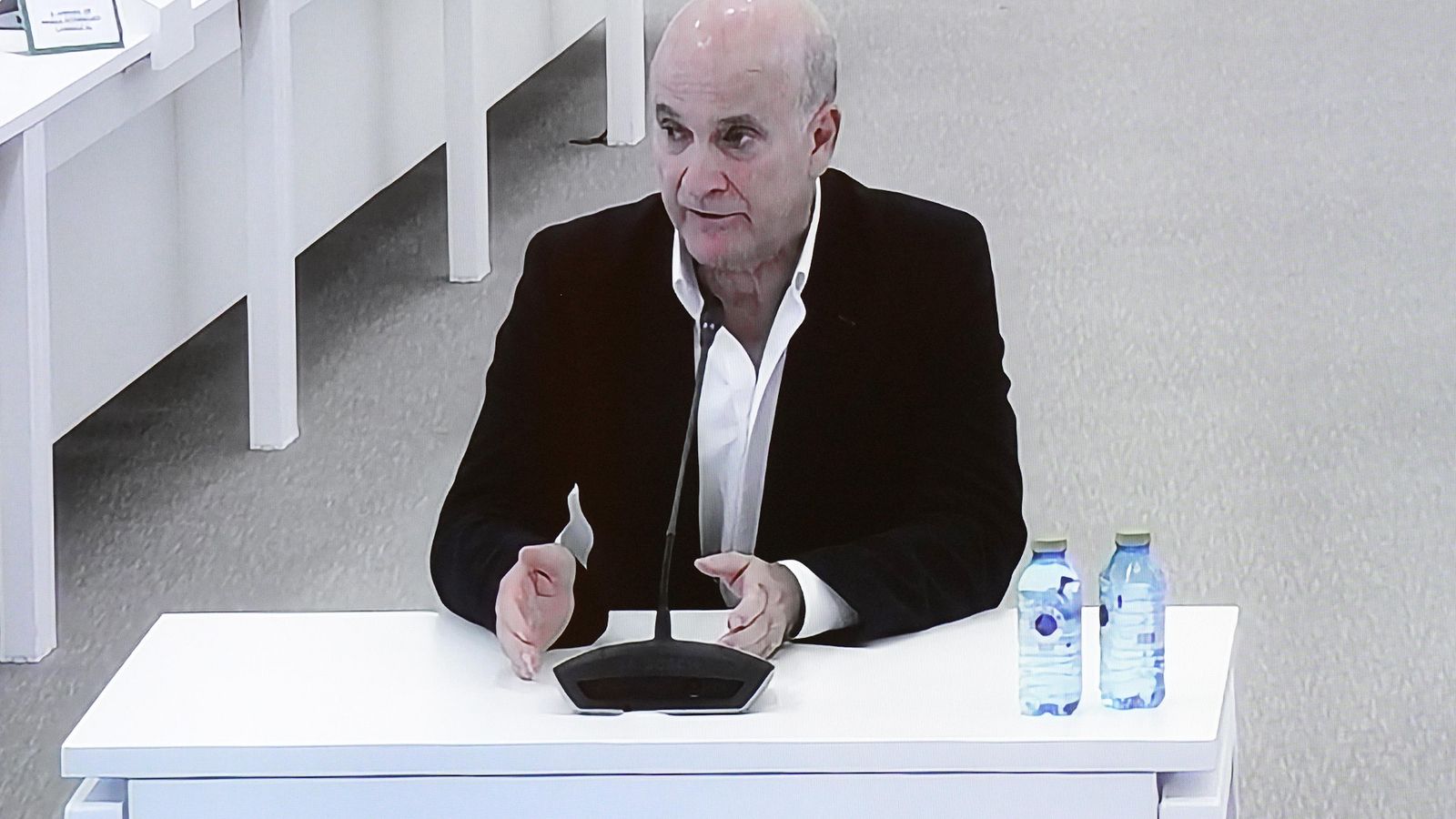 Andrés Cortabitarte, responsable d'Adif, en el judici de l'accident del tren Alvia en Angrois