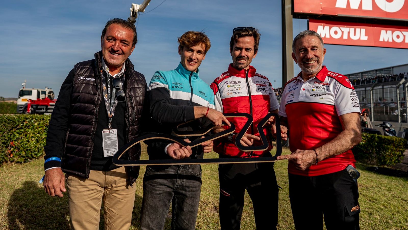 Champi Herreros, Jaume Masià, Nico Terol i Jorge Martínez Aspar