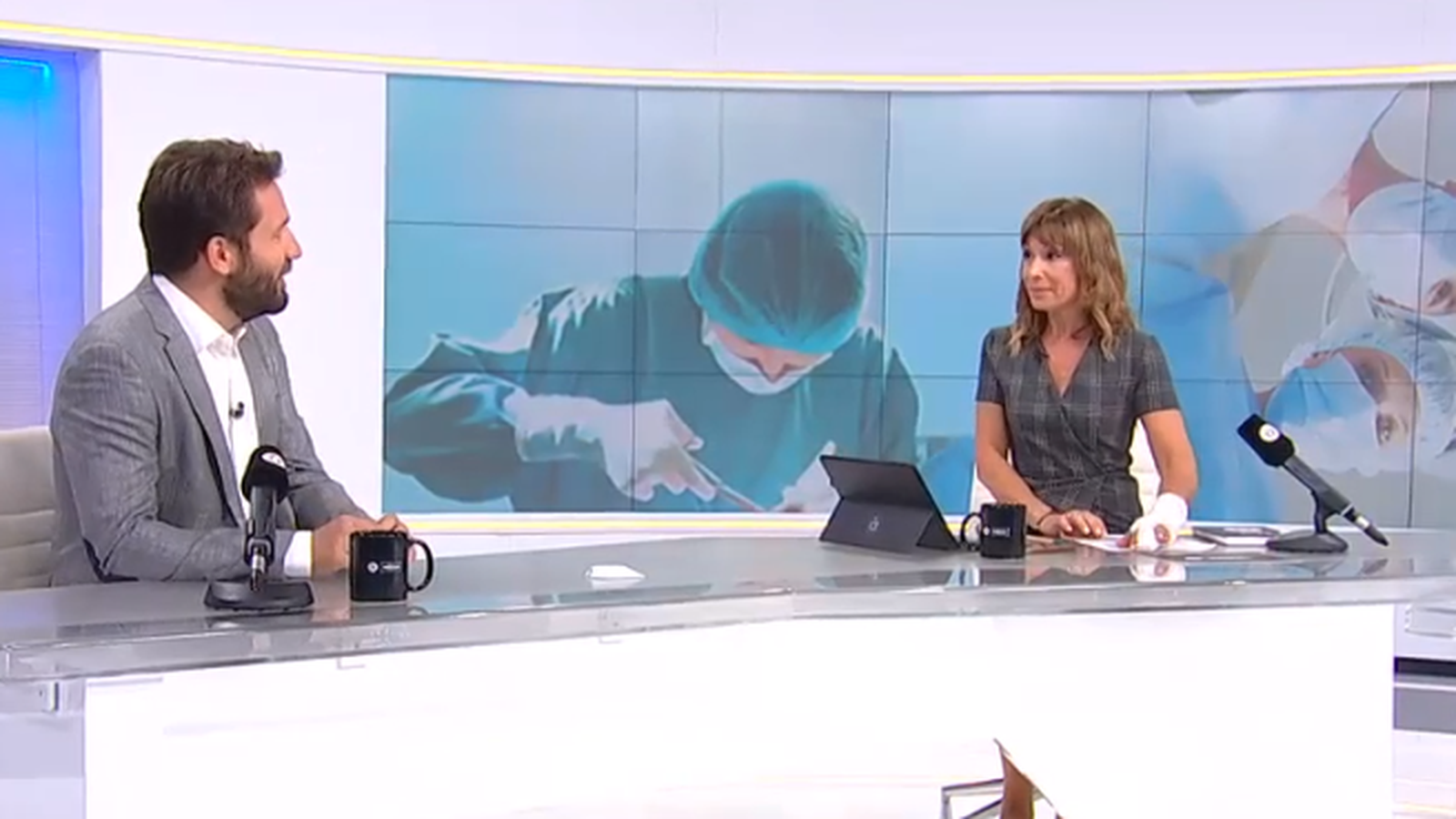 Badenes, aquest dimarts, durant l'entrevista