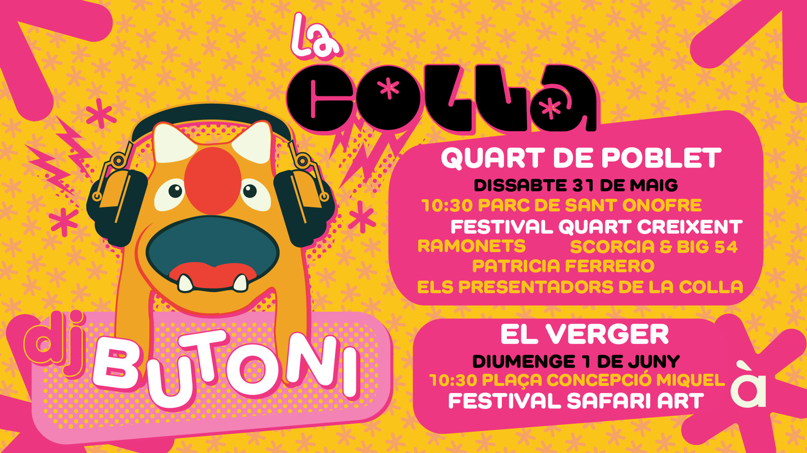 Cartell festes maig 2025