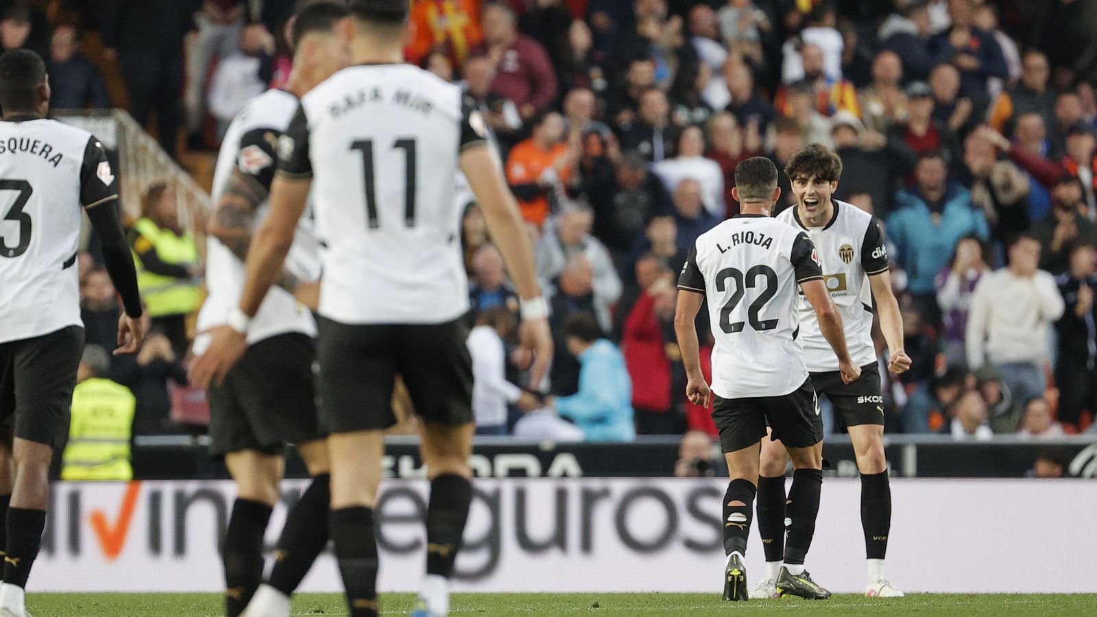 Javi Guerra ha marcat el gol del València